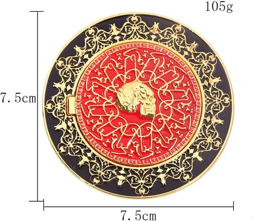 Vista 6 de Moneda de marcador de juramento de sangre, monedas de metal, accesorios de película John para cosplay, moneda de colección para fanáticos