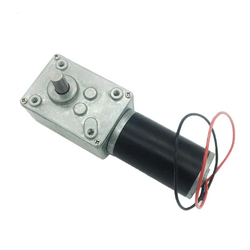 Vista 9 de BRINGSMART 12V 5rpm DC Motor de engranaje helicoidal autobloqueante mini