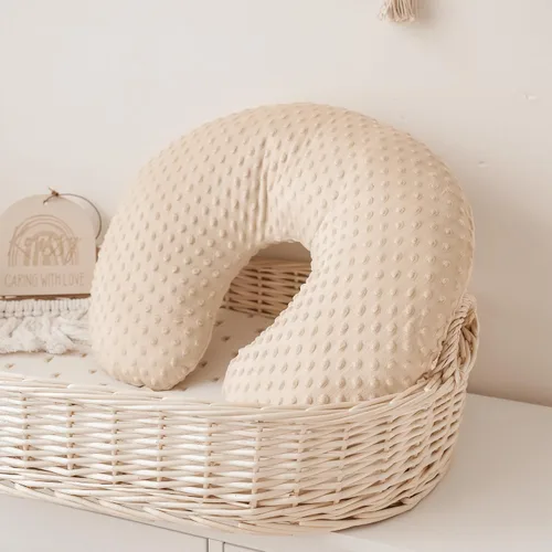 Vista 5 de Konssy Paquete de 2 Fundas de Almohada de Lactancia, Cubiertas de Lactancia Suaves y Cómodas para Almohadas de Amamantamiento, Fundas de Almohada
