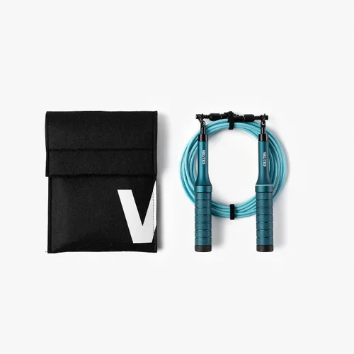 Vista 13 de Velites - Cuerda de saltar Earth 2.0 - Cuerda oficial de juegos CrossFit - Cuerda de velocidad profesional de aluminio para doble bajo, fitness