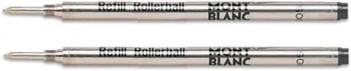 Vista 2 de MONTBLANC MNB15158 - Recambio para bolígrafo roller, punta media, 2/PK, tinta negra