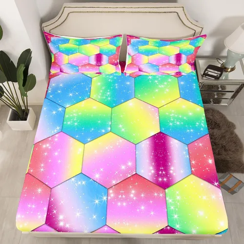 Vista 22 de Erosebridal Juego de cama de caballo para niñas, niños y parejas, sábana bajera ajustable de caballos blancos y negros, tamaño individual, diseño
