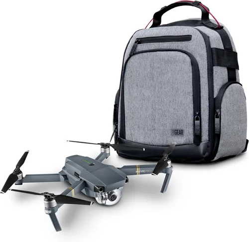 Vista 10 de USA Gear Mochila compacta para drones – Funda para dron cuadricóptero RC compatible con DJI Mini 4K, DJI Mini 3, AVIALOGIC, Controller y más Negro