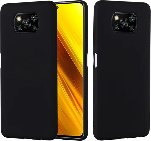 Vista 2 de Funda para Xiaomi Poco X3/Xiaomi Poco X3 Pro, Funda protectora de silicona líquida para Xiaomi Poco X3/Xiaomi Poco X3 Pro con cordón de silicona