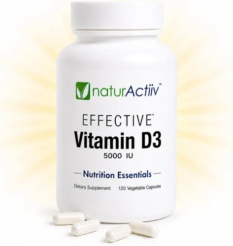 Vista 8 de Microcápsulas orgánicas de vitamina D3 de 5000 UI – Suplemento VIT D de alta resistencia para mujeres/hombres – Absorción rápida, aumenta