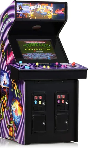 Vista 15 de Quarter Arcades Bad Dudes Vs. DragonNinja Mini Arcade – 1/4 Scale Data East Collector’s Cabinet with Original ROM, USB-C Power – Retro Beat-'Em-Up