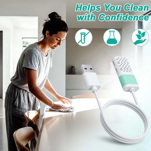 Vista 6 de 1 generador de hipoclorito de sodio con 1 caja de tiras de prueba de cloro, fabricante de electrolizador de agua para limpiar, desinfectar