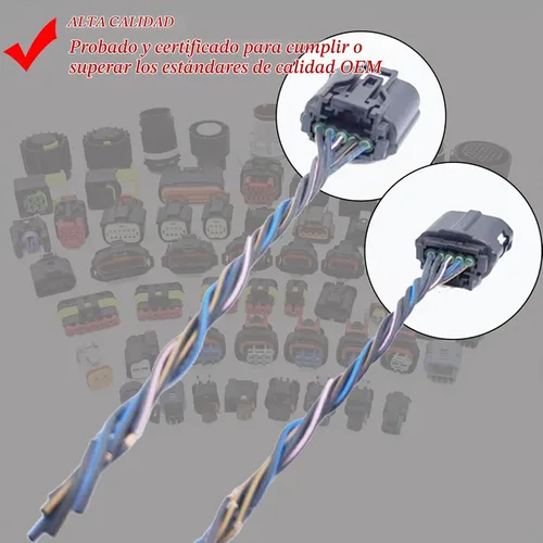 Vista 6 de Sensor de flujo de aire masivo Medidor MAF arnés conector enchufe 22204-31020 para Toyota Venza Highlander Matrix Avalon RAV4 Camry Corolla Sienna