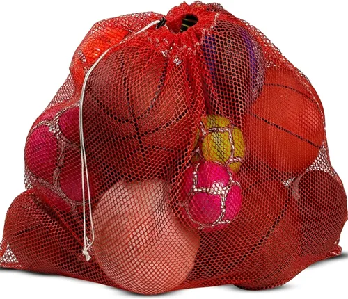 Vista 14 de Mesh Equipment Bag, Adjustable, Cord Closure, 32"x36" and 24”x36” Negro