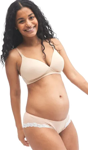 Vista 4 de Motherhood Maternity Brasier de maternidad y lactancia sin varillas con forro ligero y cómodo para mujer