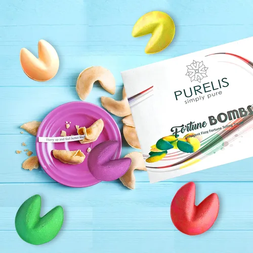 Vista 2 de Set de regalo de bombas de baño para mujeres, 24 bombas de baño relajantes y vaporizadores de ducha que dicen la fortuna. ¡El mejor recuerdo