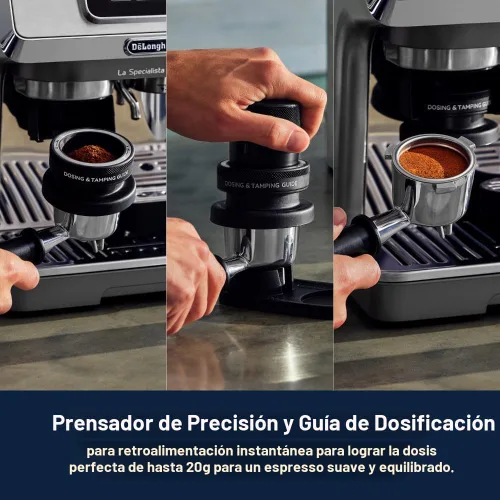 Vista 9 de De'Longhi La Specialista Touch - Máquina de café expreso con molinillo