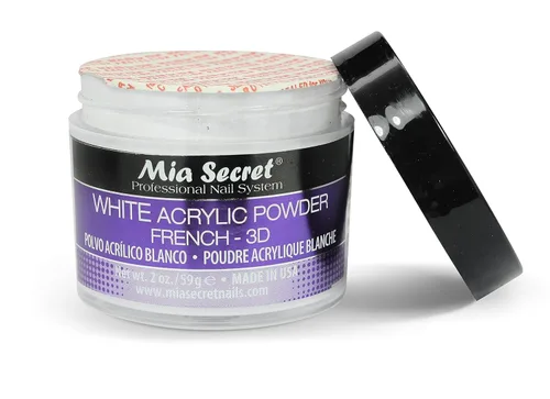 Vista 5 de Mia Secret Polvo acrílico blanco (2oz)