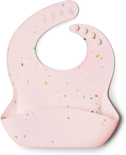 Vista 17 de Loulou Lollipop Babero de alimentación de silicona suave e impermeable para bebés y niños pequeños