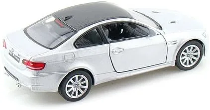 Vista 2 de KiNSMART BMW M3 Coupe 1:36 Escala Modelo Coche de juguete (Plata)