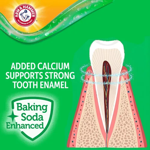 Vista 5 de Arm & Hammer Complete Care Gel oral sin escobillas para perros, sabor a mantequilla de maní, pasta de dientes para perros sin cepillo, bicarbonato