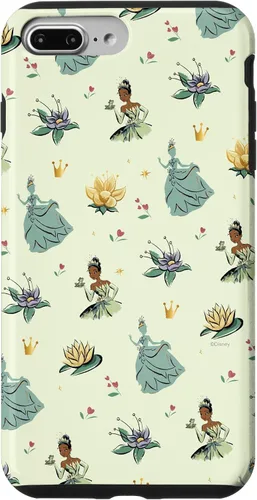 Vista 12 de iPhone 16 Disney Princess Tiana La Princesa y la Rana Print Case