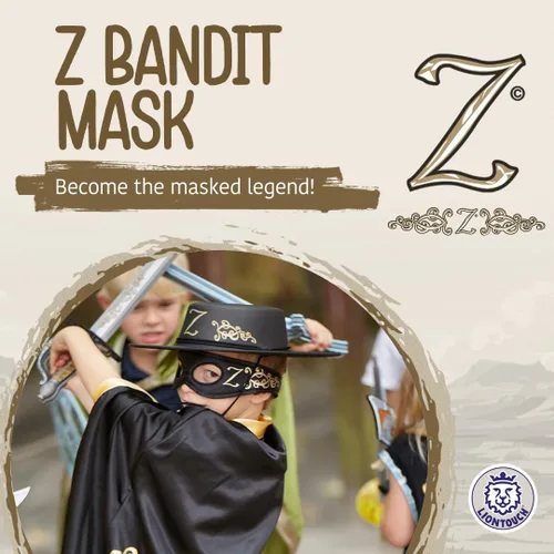 Vista 2 de Liontouch - Máscara Z-Bandit para Vengadores Enmascarados Para niños y niñas de 3 a 8 años - Tamaño ajustable Accesorio de disfraz de juego