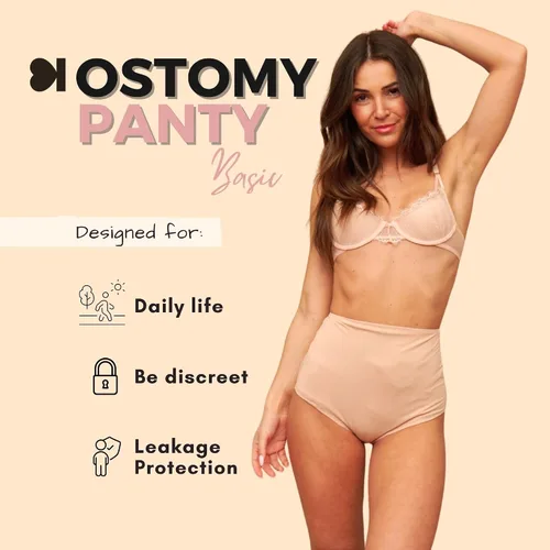 Vista 2 de SIIL Ostomy Panty, Colostomy Bag Covers Underwear for Women with Stoma Pocket for Ostomy Bag Support, Colostomy Ileostomy