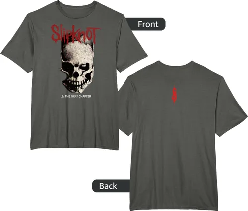Vista 17 de Slipknot Tribal Calavera playera, niños 12, Rojo