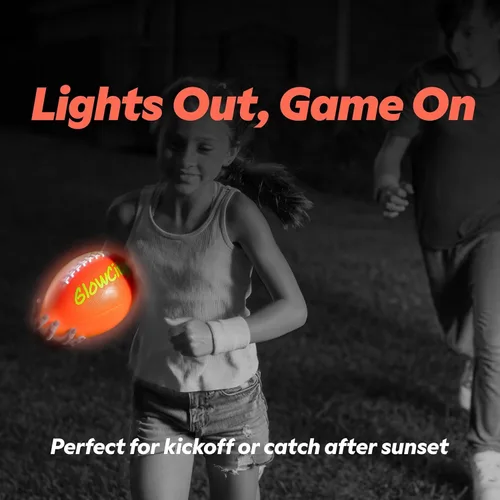 Vista 8 de GlowCity Balón de fútbol que brilla en la oscuridad, tamaño 3/6, regalos de pelota iluminada para niños, jóvenes y adolescentes, fútbol brillante