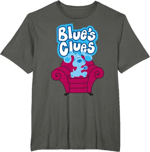 Vista 4 de Camiseta Blue's Clues On Red Sofa Negro
