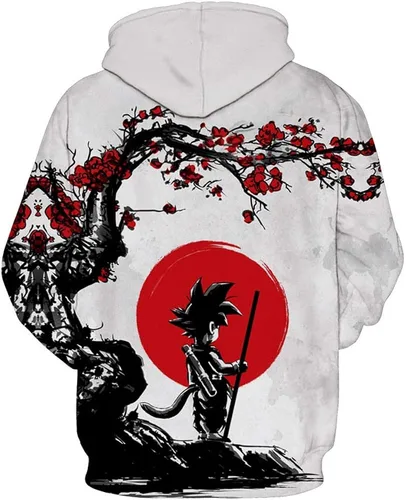 Vista 2 de BAIMORE Sudadera con capucha de anime japonés con estampado digital 3D