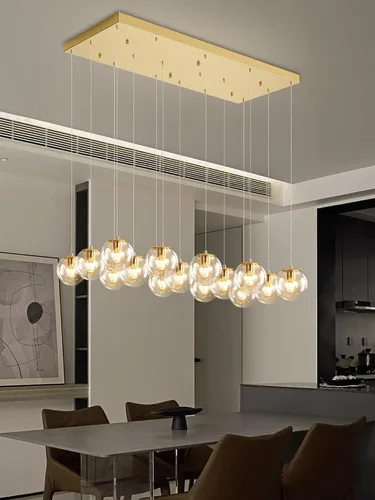 Vista 26 de ykolupty Lámpara colgante negra de 1 luz moderna de globo de vidrio gris ahumado, luces colgantes para isla de cocina, luces colgantes ajustables