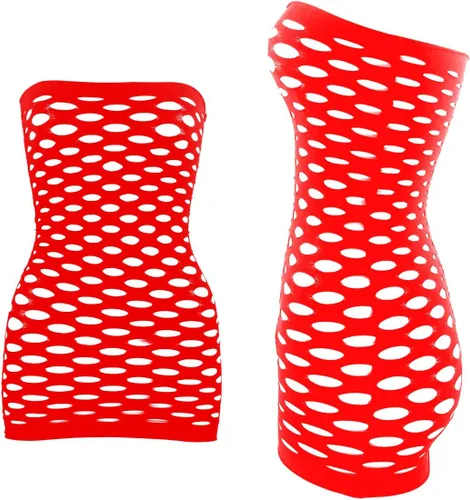 Vista 3 de LEMON GIRL - Vestido de lencería de malla para mujer, 6 piezas, talla general
