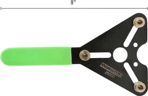 Vista 2 de OEMTOOLS Herramienta de sujeción de embrague A/C 26550, pasador ajustable, se adapta a vehículos con pernos de montaje de embrague de ventilador