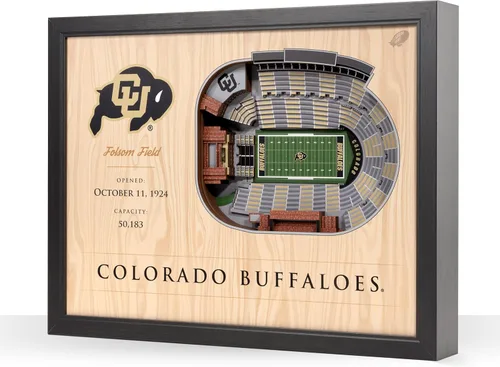 Vista 57 de YouTheFan NCAA Arte de Pared StadiumView de 25 Capas