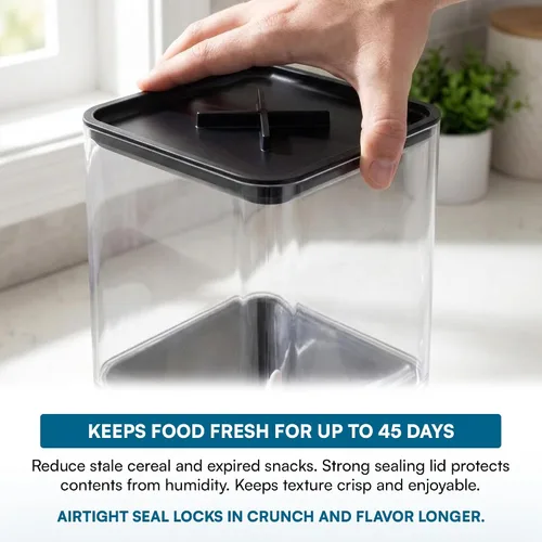 Vista 6 de Zevro Dispensador individual de comida seca edición compacta, Negro