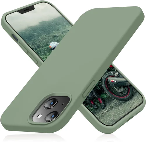 Vista 54 de JELE Funda a prueba de golpes diseñada para iPhone 11, funda de teléfono de silicona líquida con [forro de microfibra suave antiarañazos]