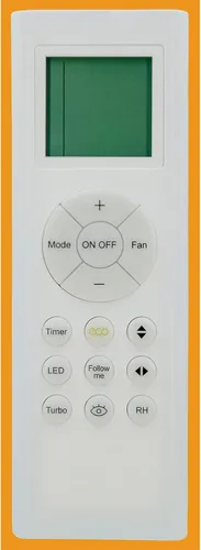 Vista 2 de Reemplazo para Midea AC Aire Acondicionado Control Remoto RG66B9 (2H)/BGEFU1