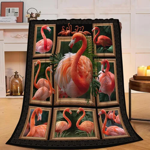 Vista 17 de Manta de Concientización sobre el Cáncer de Mama con Cinta Rosa de Quimioterapia, Manta de Franela de Felpa Suave, Decoración Inspiradora
