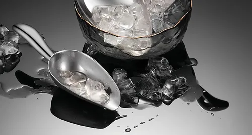 Vista 6 de Cuchara de hielo para congelador, cuchara de hielo de acero inoxidable, pala para máquina de hielo, café, granos, alimentos, dulces, harina
