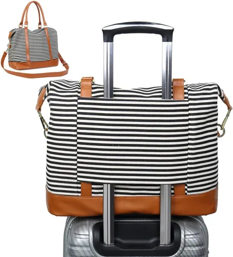 Vista 9 de CAMTOP- Bolso de viaje para mujer, de lona, para equipaje de mano