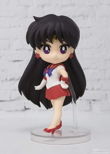 Vista 3 de TAMASHII NATIONS - Pretty Guardian Sailor Moon - Sailor Mars, Figura Mini de Acción de Bandai Spirits Figuarts Marinero Marte