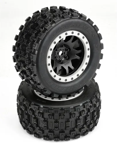 Vista 3 de Pro-Line Racing Badlands MX43 Pro-Loc Mnt Impulse BlkGrey2XMX PRO1013113 RC Tire