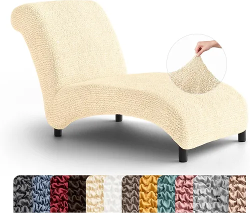 Vista 20 de PAULATO BY GA.I.CO. Funda para Silla de Tumbona Sin Brazos - Funda Deslizante para Silla de Tumbona - Funda para Sofá de Salón - Fundas Deslizantes