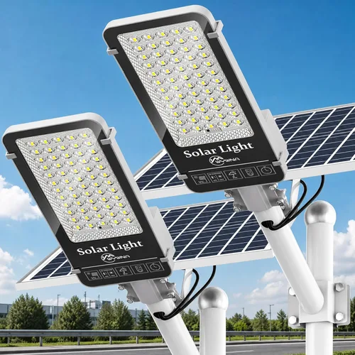 Vista 9 de Luz de calle solar de WYWNA, IP66 impermeable luces solares comerciales al