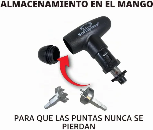 Vista 3 de Softspikes Kit de tacos de golf Kaddy - Accesorios para quitar e instalar rápidamente los tacos de golf - Compatible con cualquier sistema