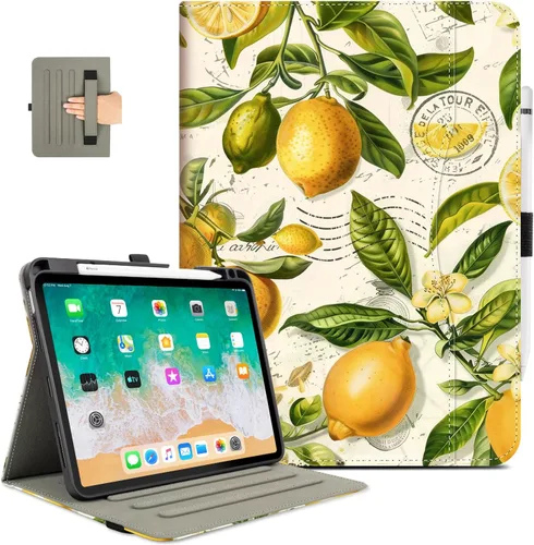Vista 18 de Vimorco Funda para iPad Air 4ª/5ª 10.9, para iPad Air 6ª 11 M2, para iPad Pro de 11 pulgadas 4ª/3ª/2ª/1ª generación, soporte para lápiz, correa