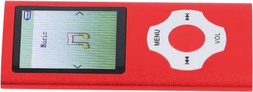 Vista 4 de Reproductor de MP3 de 32 GB, 180 mAh MP4 Player 5.0 Pantalla de 1.8 pulgadas para exteriores (rojo)