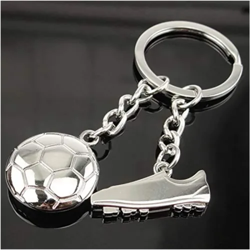 Vista 2 de Mini llavero lindo de fútbol, bolos, tenis, béisbol para hombres, mujeres, niños y niñas