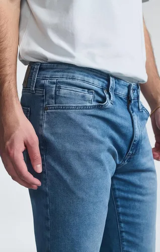 Vista 113 de Mavi Jake - Jeans para hombre, tiro regular, pierna ajustada