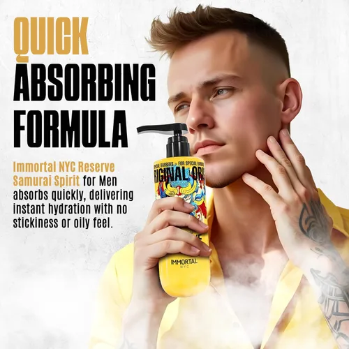 Vista 7 de Immortal NYC, Spray para después del afeitado y bálsamo para hombres, fórmula hidratante y calmante para después del afeitado y colonia, 17 onzas