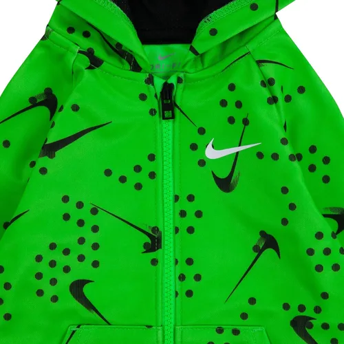Vista 3 de Nike Conjunto de 2 piezas con capucha y pantalones de Therma Alllover para niños pequeños