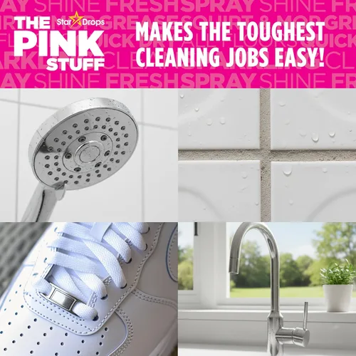 Vista 6 de Stardrops - The Pink Stuff - Kit de limpieza The Miracle Scrubber - 2 tubos de pasta de limpieza The Miracle con herramienta de limpieza eléctrica