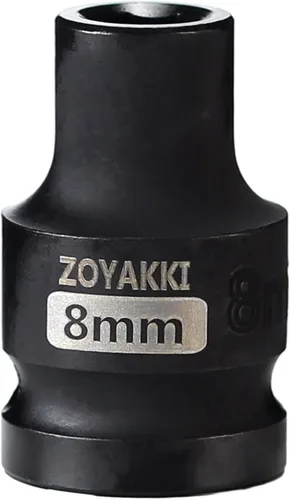 Vista 87 de Juego de llaves de impacto de 6 puntas de 1/2 pulgada - 1-1/2" (SAE), CR-MO, llave de eje de 1/2 pulgada de 6 puntas para fácil remoción de tuercas